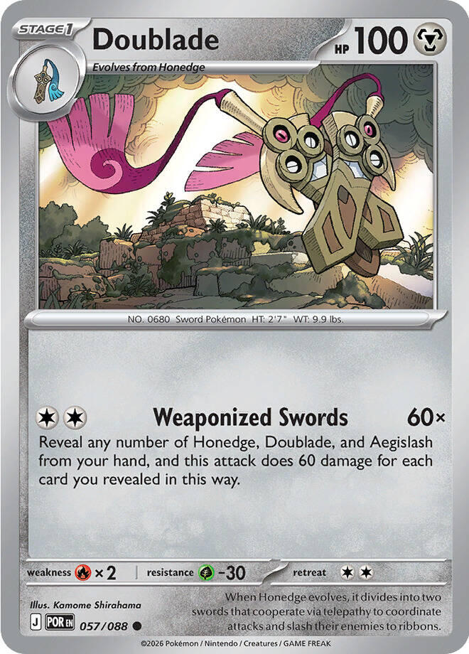 Doublade (057/088) [Mega Evolution: Perfect Order] | Cracking-Singles