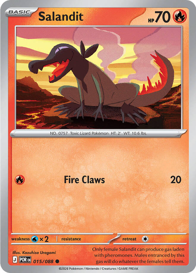 Salandit (015/088) [Mega Evolution: Perfect Order] | Cracking-Singles
