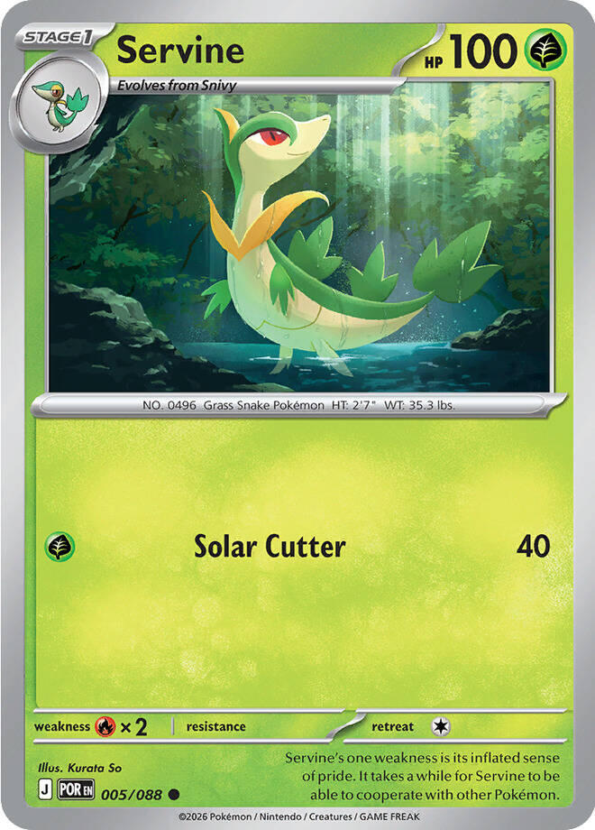 Servine (005/088) [Mega Evolution: Perfect Order] | Cracking-Singles