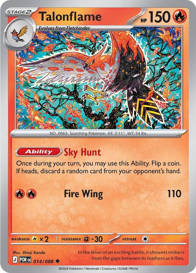 Talonflame (014/088) [Mega Evolution: Perfect Order] | Cracking-Singles