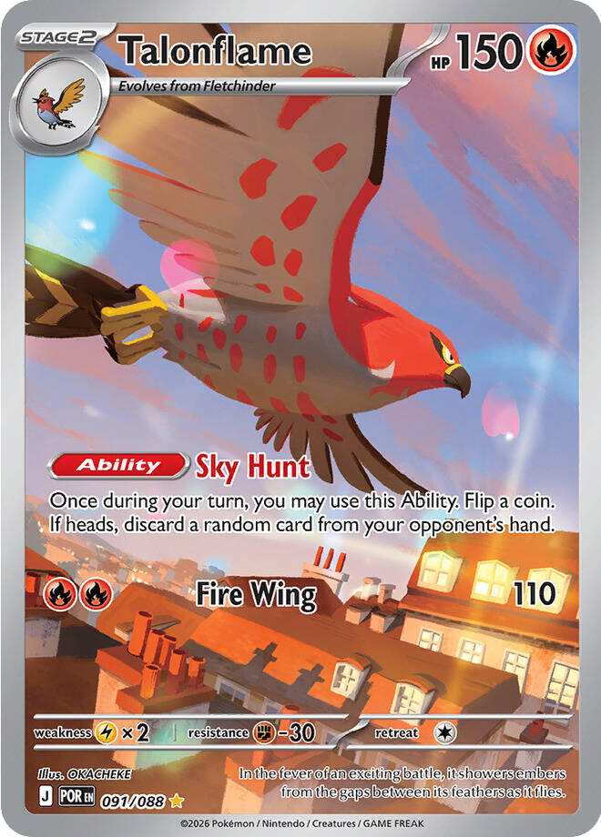 Talonflame (091/088) [Mega Evolution: Perfect Order] | Cracking-Singles