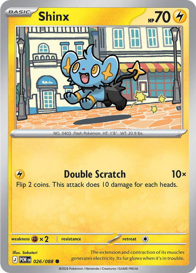 Shinx (026/088) [Mega Evolution: Perfect Order] | Cracking-Singles