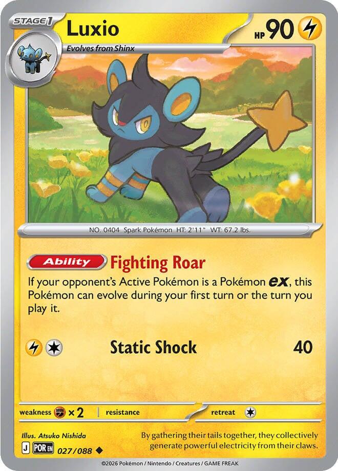 Luxio (027/088) [Mega Evolution: Perfect Order] | Cracking-Singles
