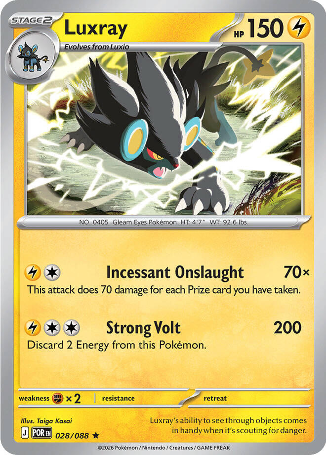 Luxray (028/088) [Mega Evolution: Perfect Order] | Cracking-Singles