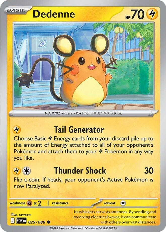 Dedenne (029/088) [Mega Evolution: Perfect Order] | Cracking-Singles