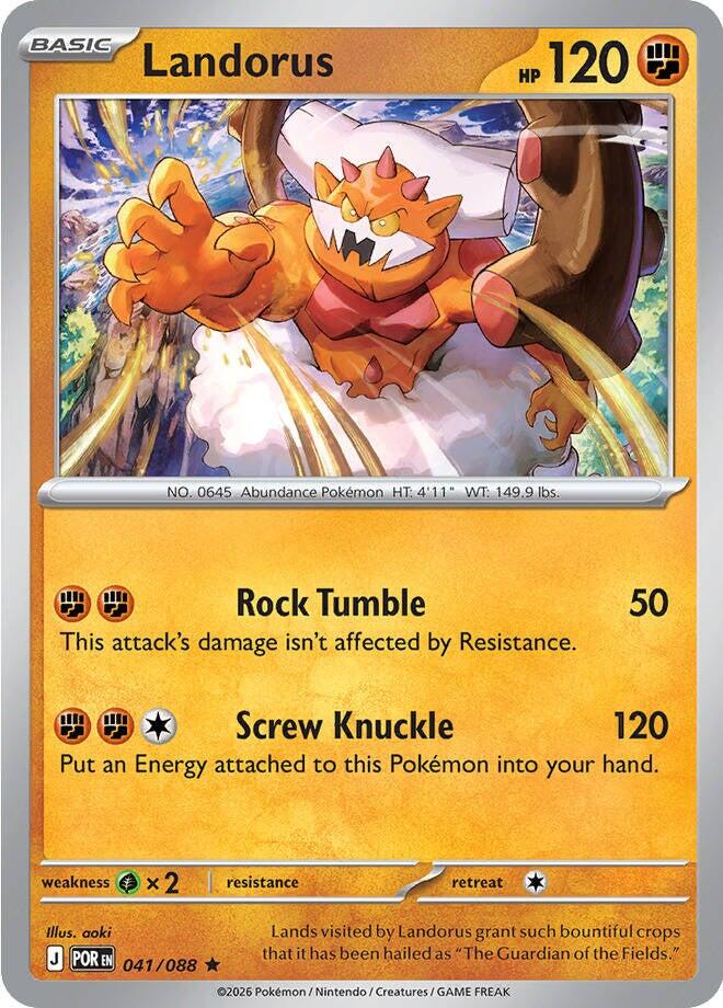 Landorus (041/088) [Mega Evolution: Perfect Order] | Cracking-Singles