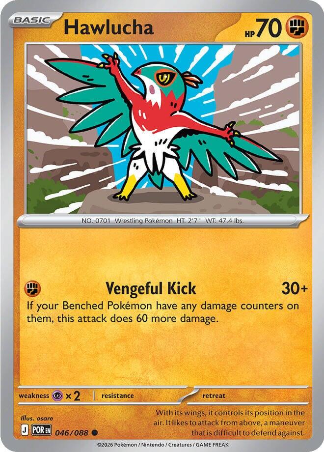 Hawlucha (046/088) [Mega Evolution: Perfect Order] | Cracking-Singles