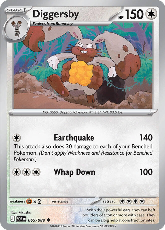 Diggersby (065/088) [Mega Evolution: Perfect Order] | Cracking-Singles