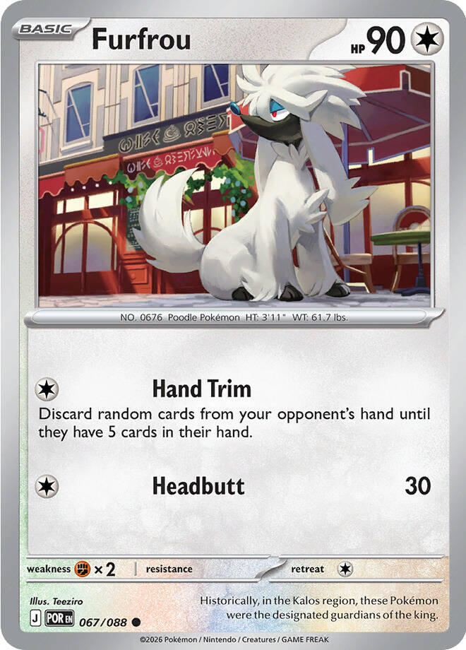 Furfrou (067/088) [Mega Evolution: Perfect Order] | Cracking-Singles