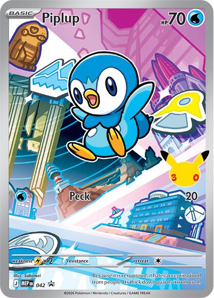 Piplup (042) [Mega Evolution Promo] | Cracking-Singles