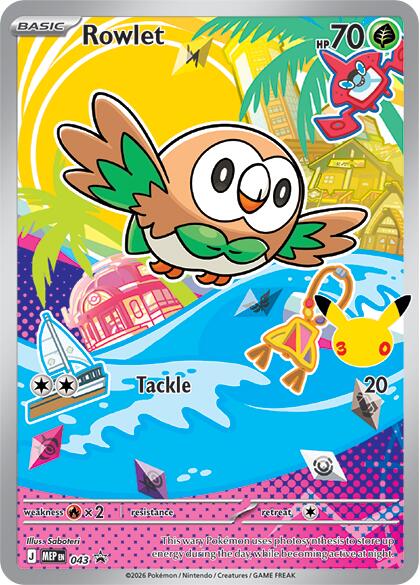 Rowlet (043) [Mega Evolution Promo] | Cracking-Singles