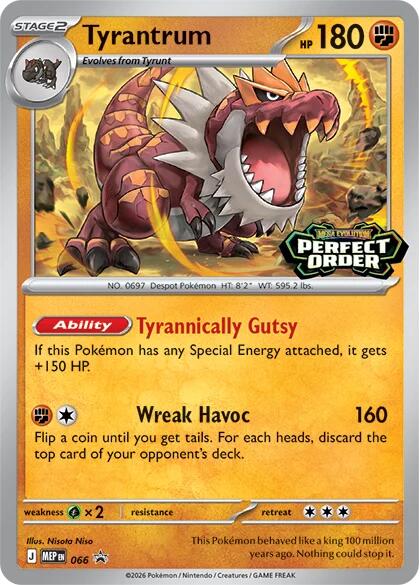 Tyrantrum (066) [Mega Evolution Promo] | Cracking-Singles