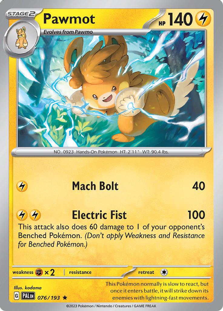 Pawmot (076/193) (Deck Exclusives) [Scarlet & Violet: Base Set] | Cracking-Singles