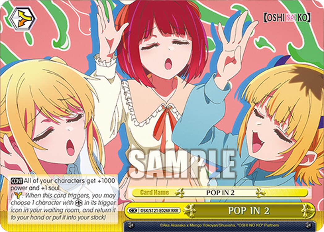 POP IN 2 (OSK/S121-E026R RRR) [[OSHI NO KO] Vol.2] | Cracking-Singles