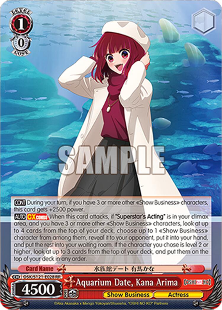 Aquarium Date, Kana Arima (OSK/S121-E028 RR) [[OSHI NO KO] Vol.2] | Cracking-Singles