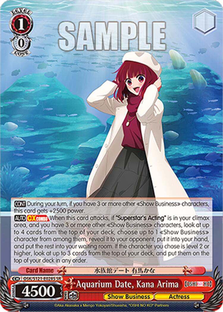 Aquarium Date, Kana Arima (OSK/S121-E028S SR) [[OSHI NO KO] Vol.2] | Cracking-Singles