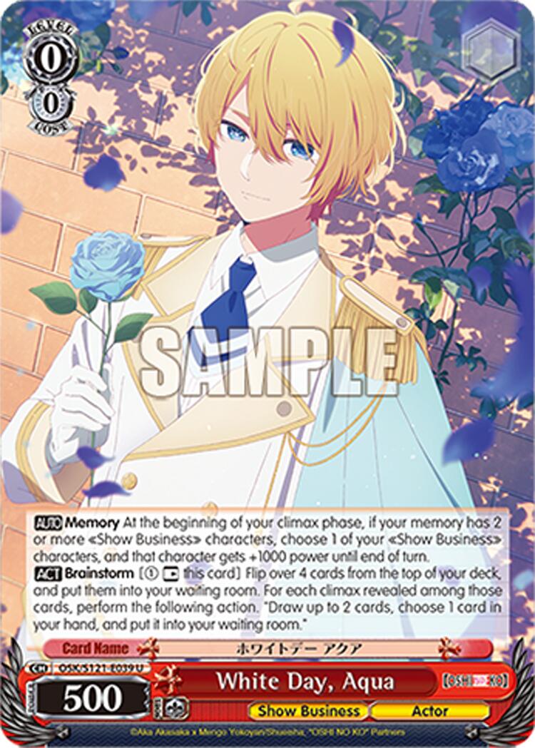 White Day, Aqua (OSK/S121-E039 U) [[OSHI NO KO] Vol.2] | Cracking-Singles