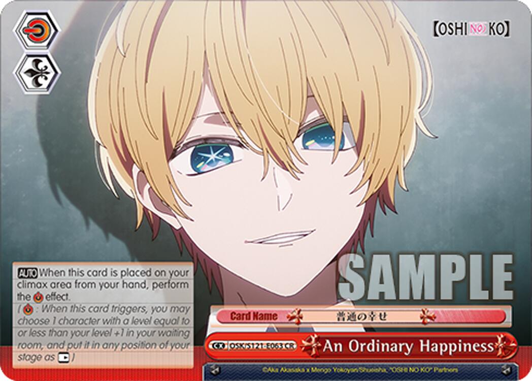 An Ordinary Happiness (OSK/S121-E063 CR) [[OSHI NO KO] Vol.2] | Cracking-Singles