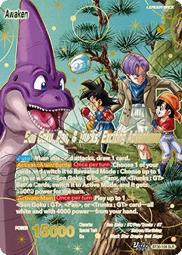 Son Goku, Pan, & Trunks // Son Goku, Pan, & Trunks, Exciting Adventures (SLR) (BT30-108) [Three Glorious Fighters] | Cracking-Singles