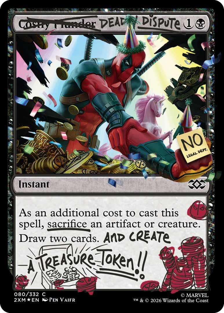 Deadly Dispute (080) (Pool Party Foil) [Secret Lair Drop Series] | Cracking-Singles