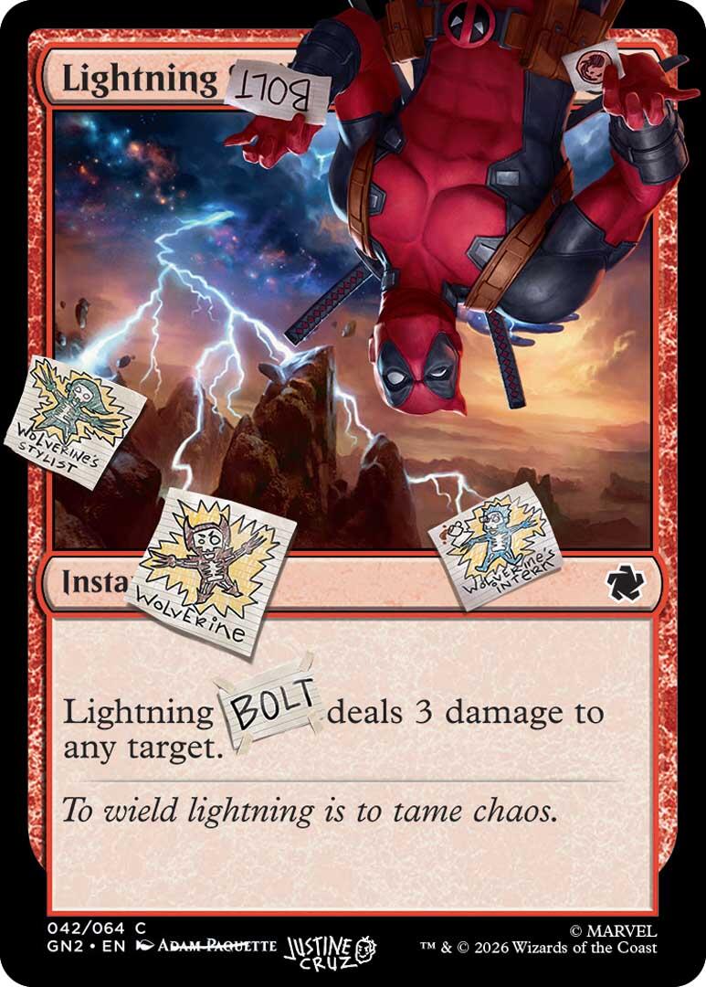 Lightning Bolt (042) [Secret Lair Drop Series] | Cracking-Singles