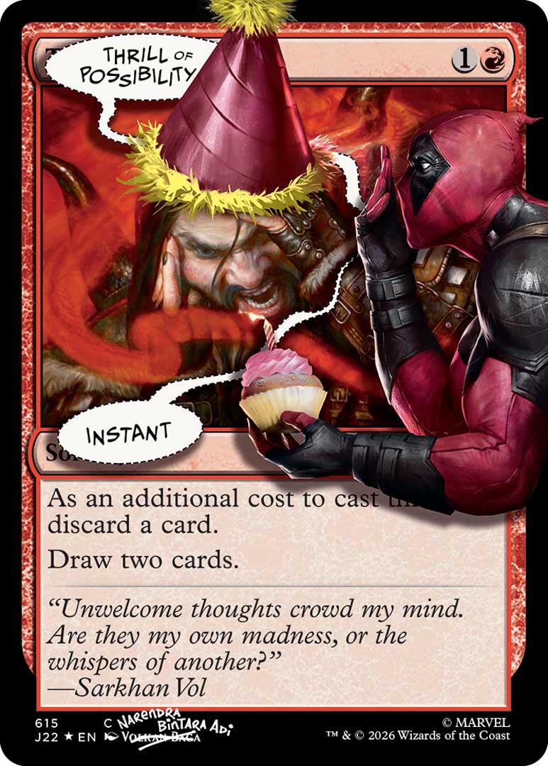 Thrill of Possibility (615) (Pool Party Foil) [Secret Lair Drop Series] | Cracking-Singles