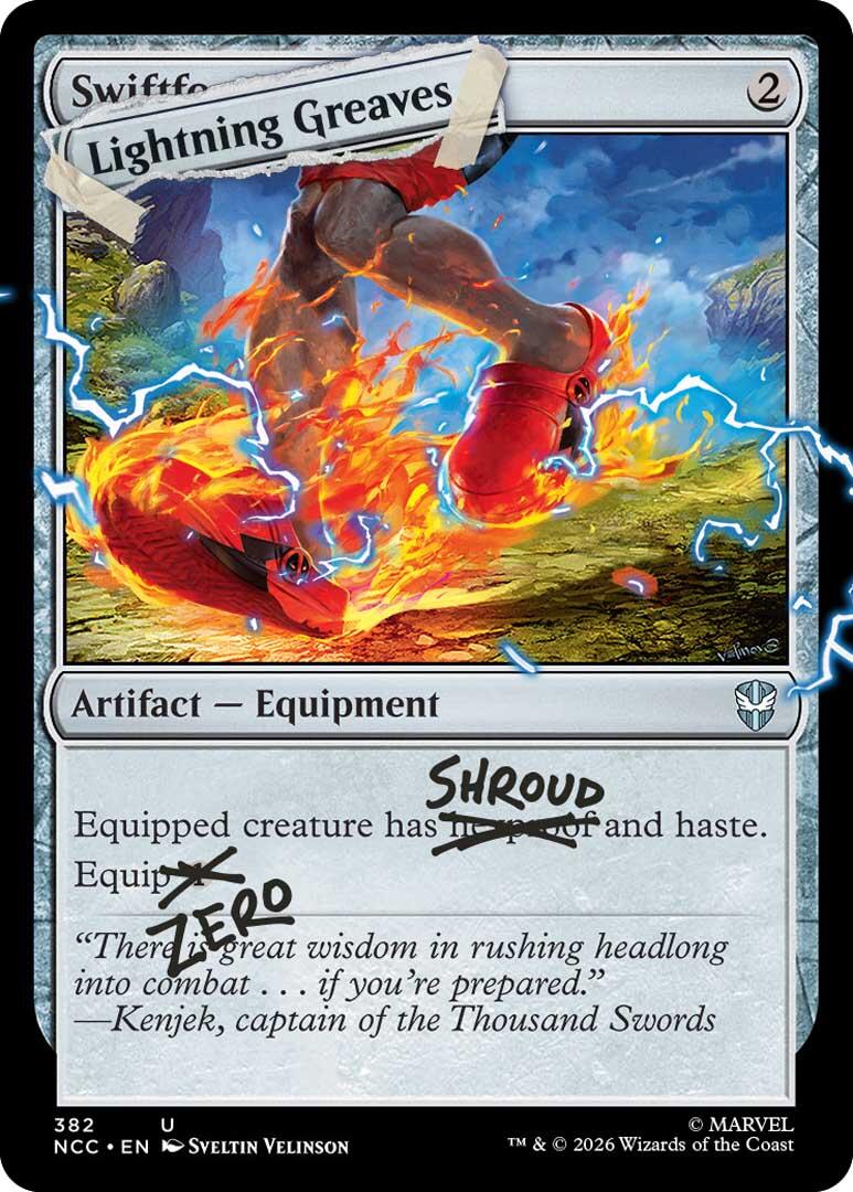 Lightning Greaves (382) [Secret Lair Drop Series] | Cracking-Singles