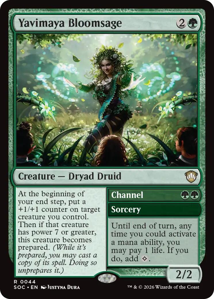 Yavimaya Bloomsage [Secrets of Strixhaven Commander] | Cracking-Singles