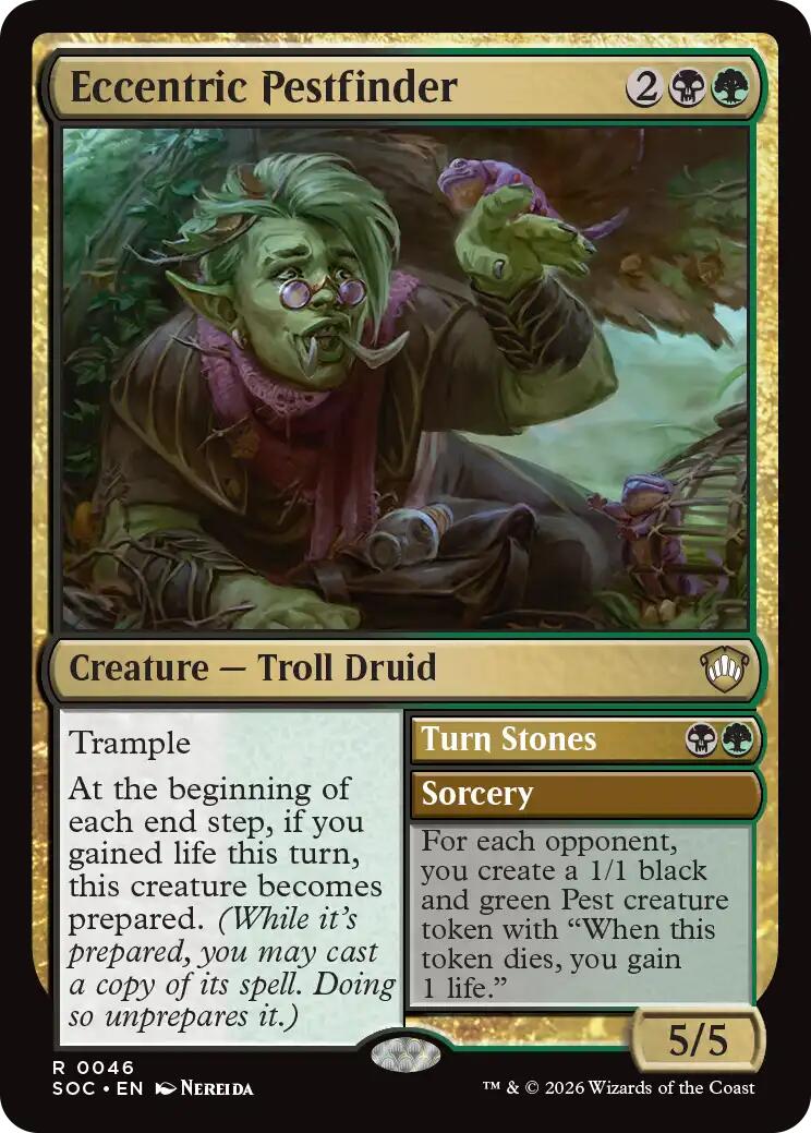 Eccentric Pestfinder [Secrets of Strixhaven Commander] | Cracking-Singles