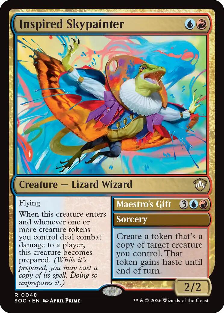 Inspired Skypainter [Secrets of Strixhaven Commander] | Cracking-Singles