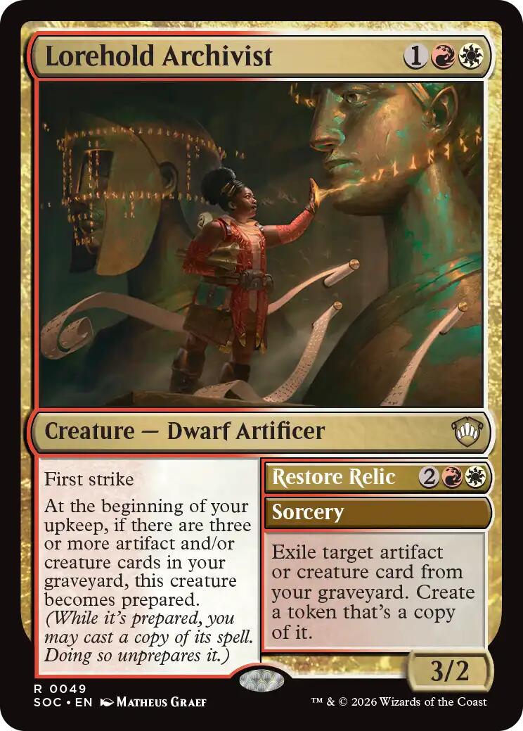 Lorehold Archivist [Secrets of Strixhaven Commander] | Cracking-Singles