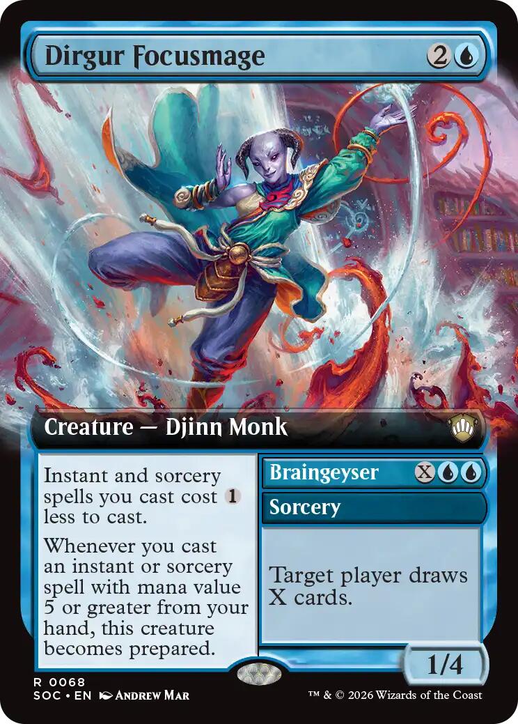 Dirgur Focusmage (Extended Art) [Secrets of Strixhaven Commander] | Cracking-Singles