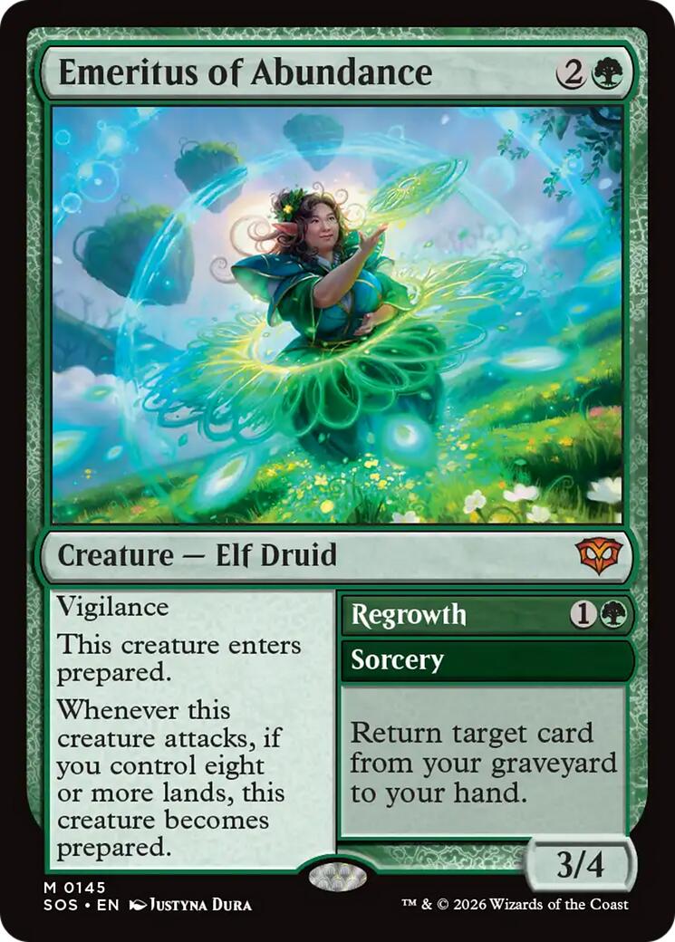 Emeritus of Abundance [Secrets of Strixhaven] | Cracking-Singles