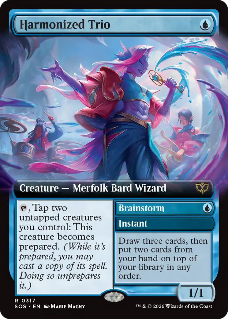 Harmonized Trio (Extended Art) [Secrets of Strixhaven] | Cracking-Singles