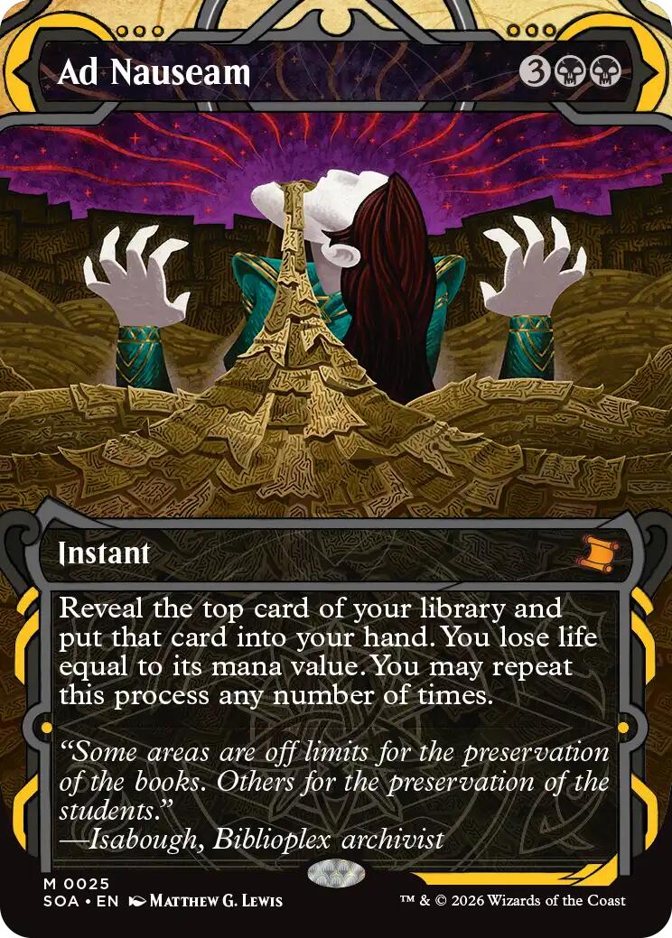 Ad Nauseam [Secrets of Strixhaven: Mystical Archive] | Cracking-Singles