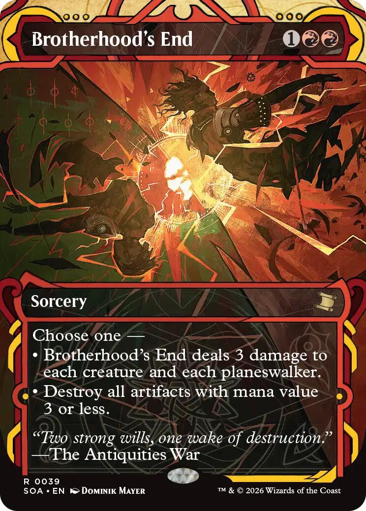 Brotherhood's End [Secrets of Strixhaven: Mystical Archive] | Cracking-Singles