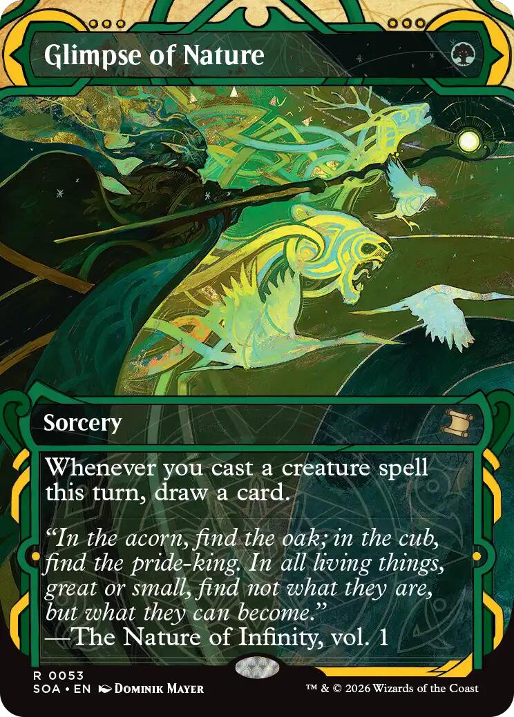 Glimpse of Nature [Secrets of Strixhaven: Mystical Archive] | Cracking-Singles