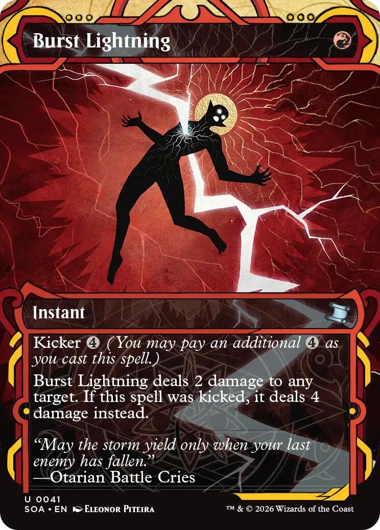 Burst Lightning [Secrets of Strixhaven: Mystical Archive] | Cracking-Singles