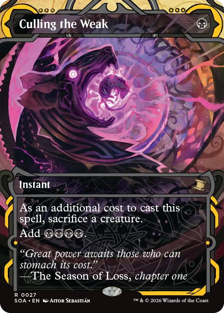 Culling the Weak [Secrets of Strixhaven: Mystical Archive] | Cracking-Singles