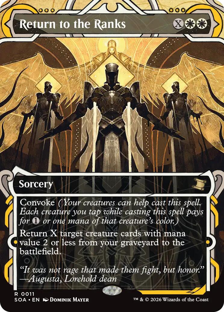Return to the Ranks [Secrets of Strixhaven: Mystical Archive] | Cracking-Singles