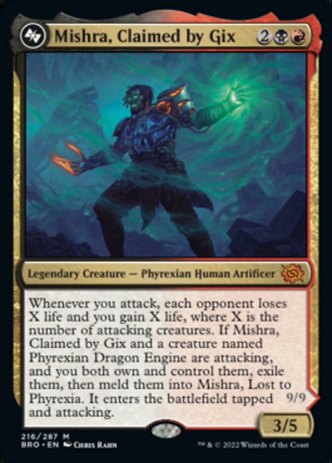 Mishra, Claimed by Gix (Promo Pack) [The Brothers' War Promos] | Cracking-Singles