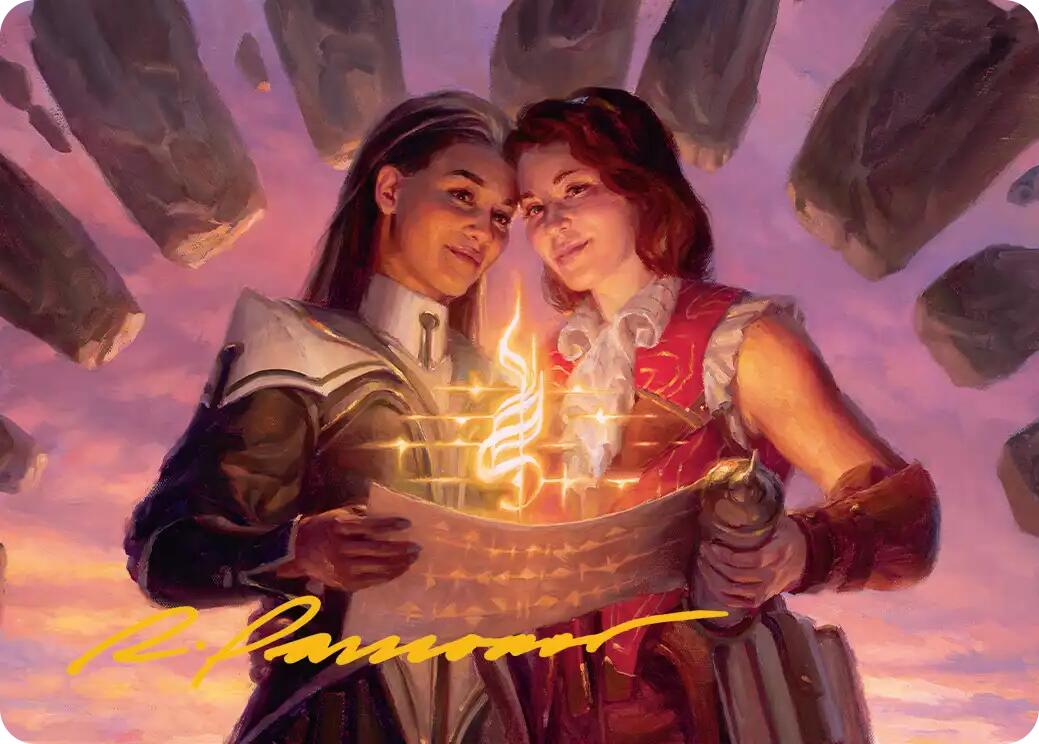 Joined Researchers Art Card (Gold-Stamped Signature) [Secrets of Strixhaven Art Series] | Cracking-Singles