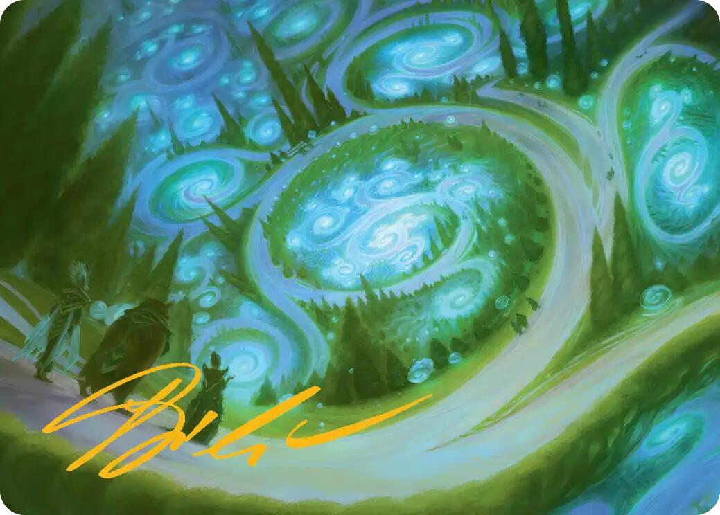 Mathemagics Art Card (Gold-Stamped Signature) [Secrets of Strixhaven Art Series] | Cracking-Singles