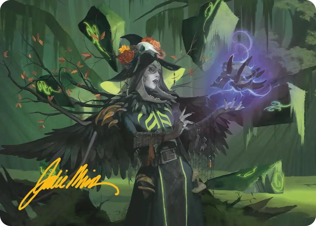 Emeritus of Woe Art Card (Gold-Stamped Signature) [Secrets of Strixhaven Art Series] | Cracking-Singles
