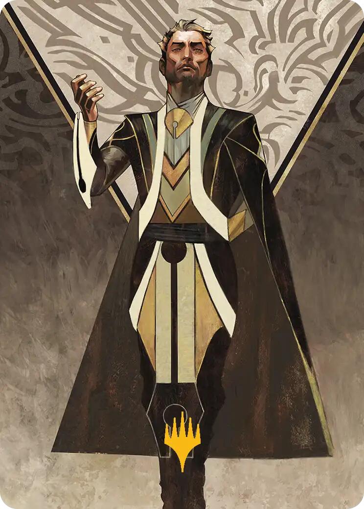 Ral Zarek, Guest Lecturer Art Card (Gold-Stamped Planeswalker Symbol) [Secrets of Strixhaven Art Series] | Cracking-Singles