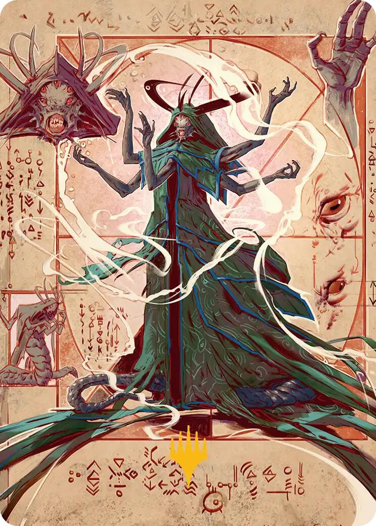 Tragedy Feaster Art Card (Gold-Stamped Planeswalker Symbol) [Secrets of Strixhaven Art Series] | Cracking-Singles