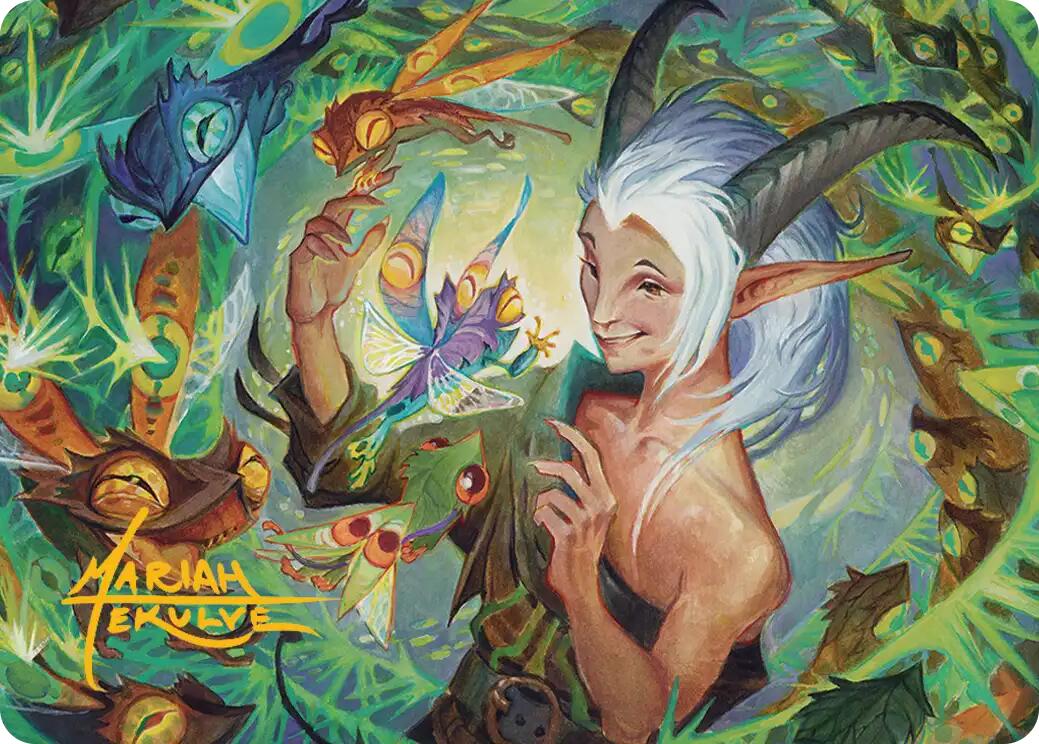 Lumaret's Favor Art Card (Gold-Stamped Signature) [Secrets of Strixhaven Art Series] | Cracking-Singles