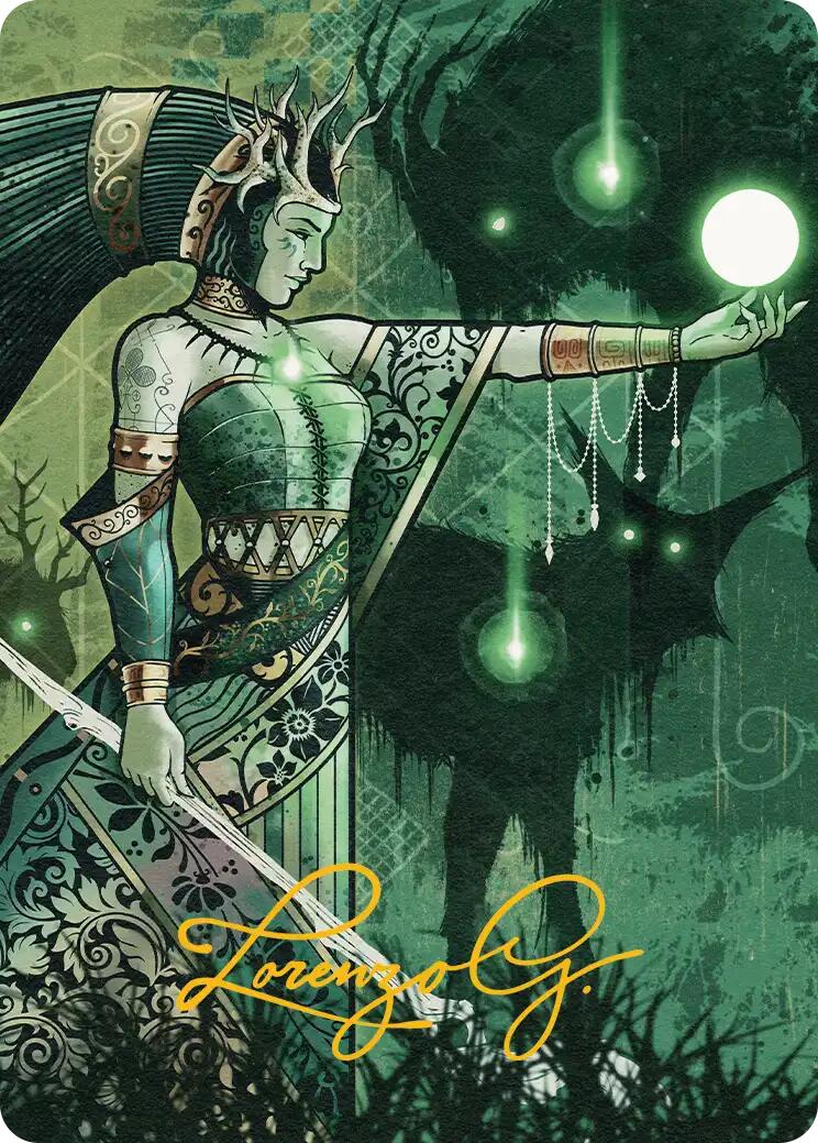 Shamanic Revelation Art Card (Gold-Stamped Signature) [Secrets of Strixhaven Art Series] | Cracking-Singles