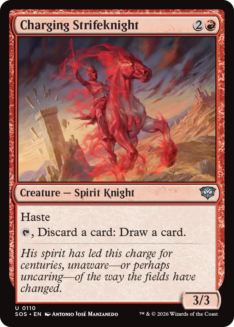 Charging Strifeknight [Secrets of Strixhaven] | Cracking-Singles