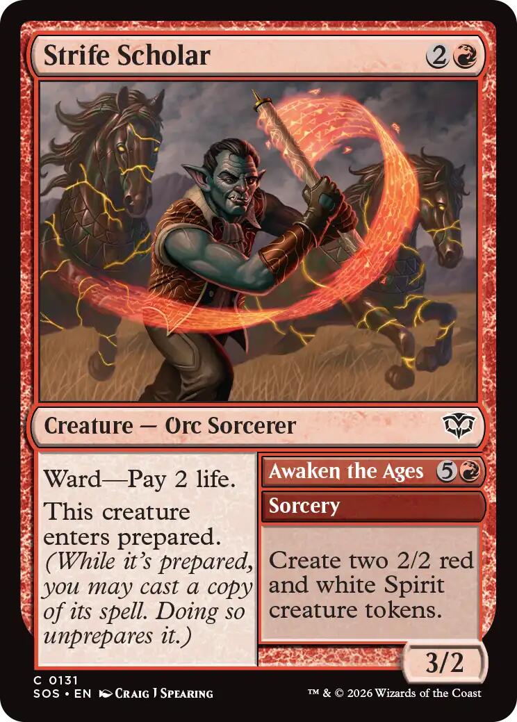 Strife Scholar [Secrets of Strixhaven] | Cracking-Singles